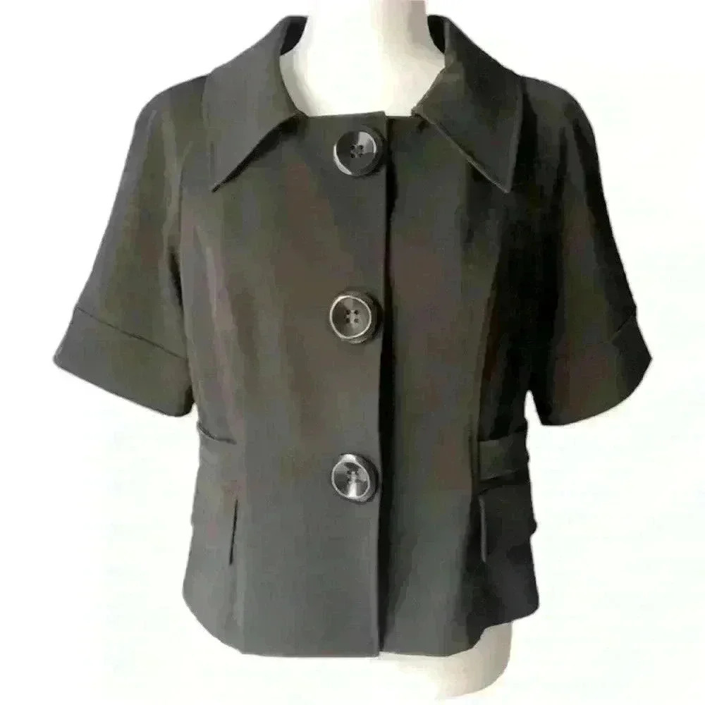 INC International Concepts 3/4 Sleeve Fitted Blazer Coat jacket. Size M